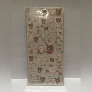 Korilakkuma and Chairoikoguma Tea Time Sticker Sheet